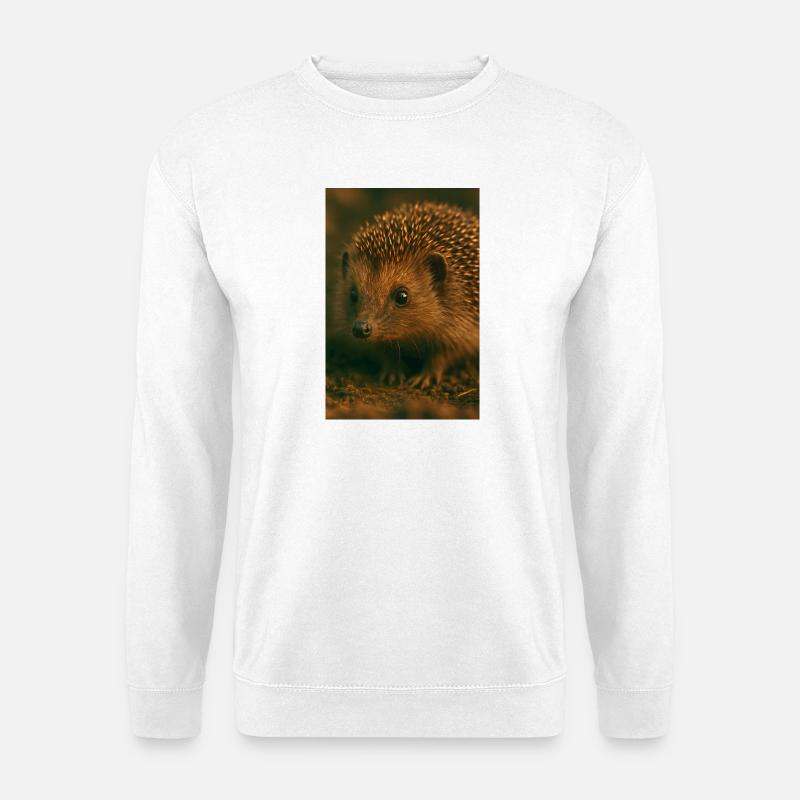 Tiere - Igel - Unisex Pullover - Weiß