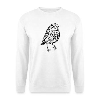 Bird T-shirt Gift Idea Christmas - Unisex Sweatshirt - white - Front