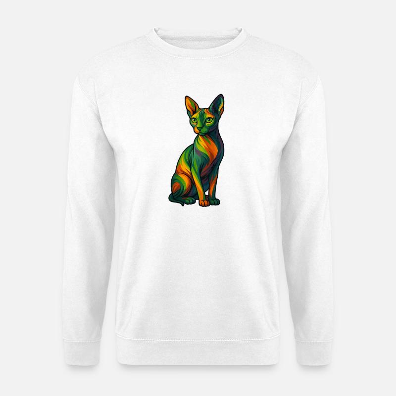 Sphynx - Unisex Pullover - Weiß
