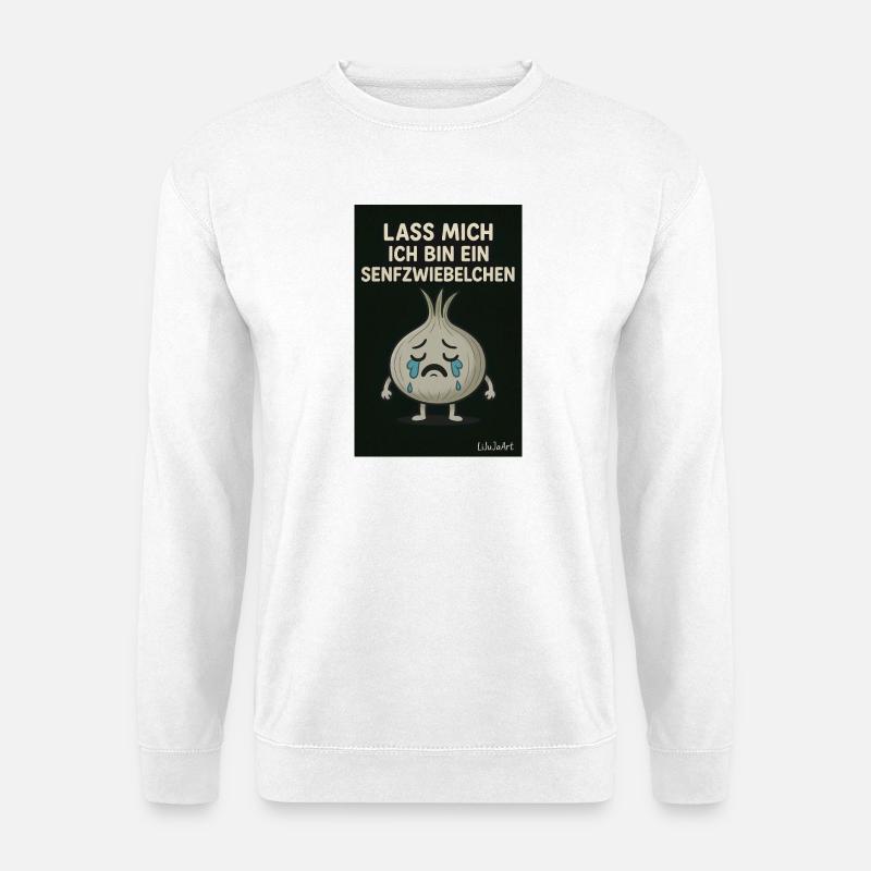 Weinendes Senfzwiebelchen - Unisex Pullover - Weiß
