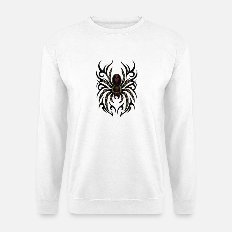 Fancy Tribal-Spider  - Unisex Pullover - Weiß