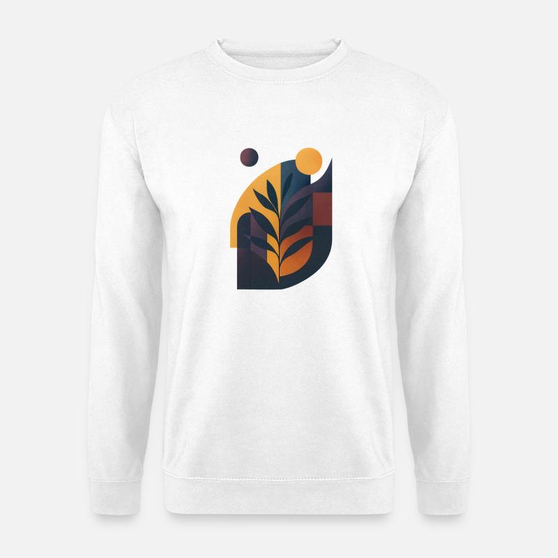 Future Fusion – Elegance meets Risography - Unisex Sweatshirt - white