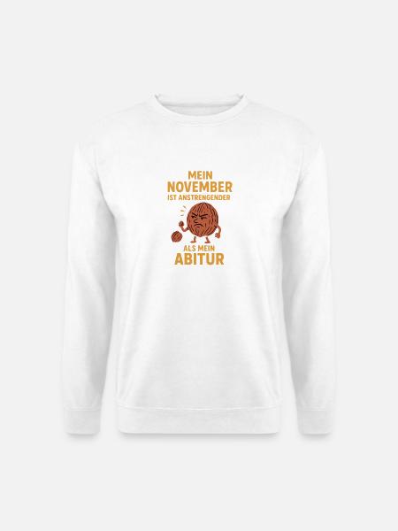 No Nut November - Unisex Pullover - Weiß