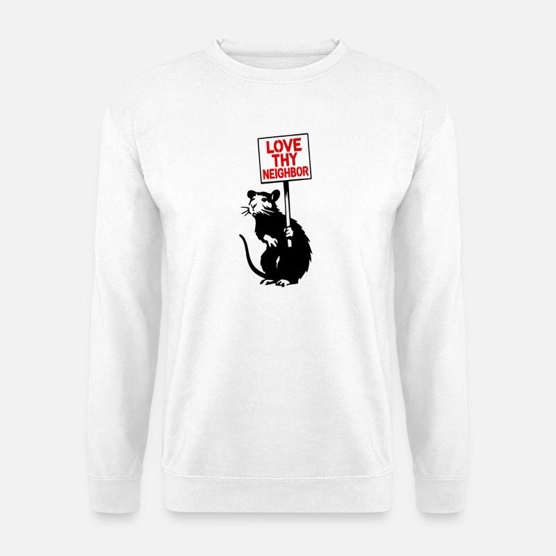 Liebe Deinen Nächsten - Unisex Pullover - Weiß