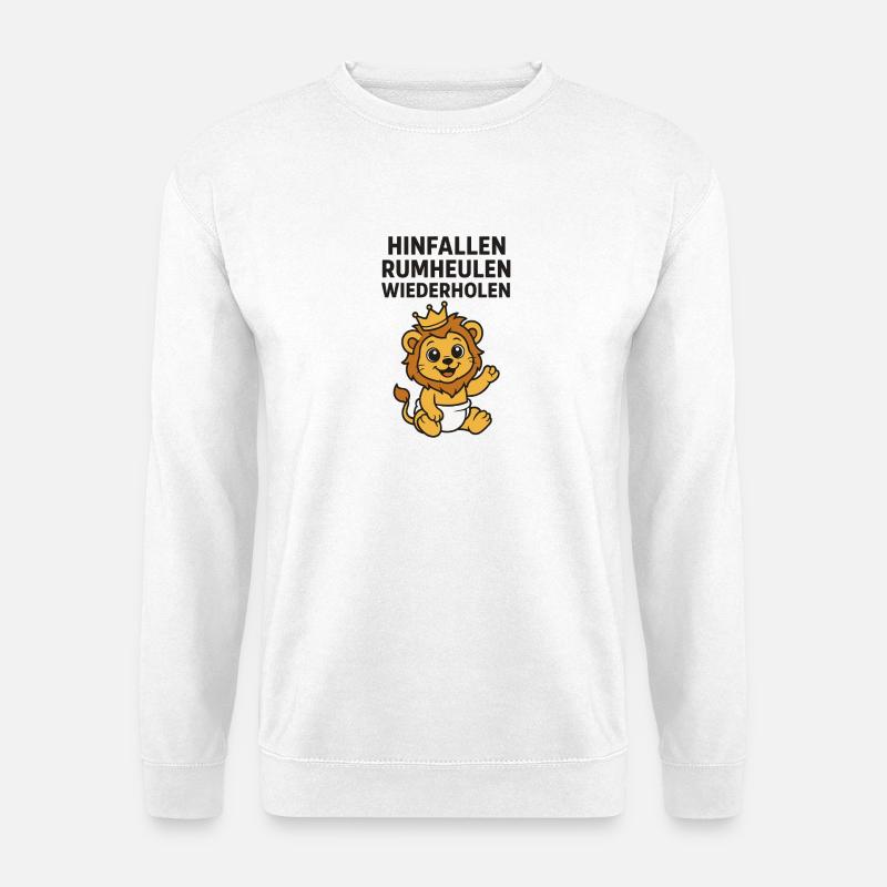 crying around - Unisex Sweatshirt - white