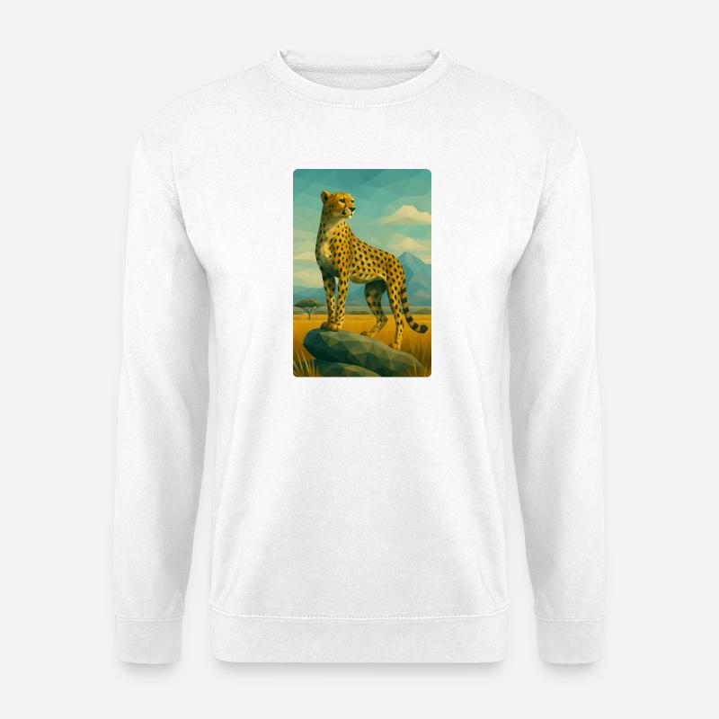 Polynature Gepard - Unisex Pullover - Weiß