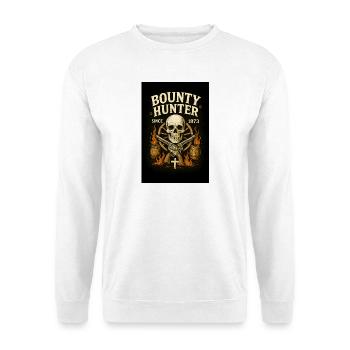 Bounty Hunter Skeleton Western - Unisex Sweatshirt - white - Front