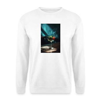 Cocktail d’agrumes à la menthe fumée - Sweat-shirt Unisexe - blanc - Devant