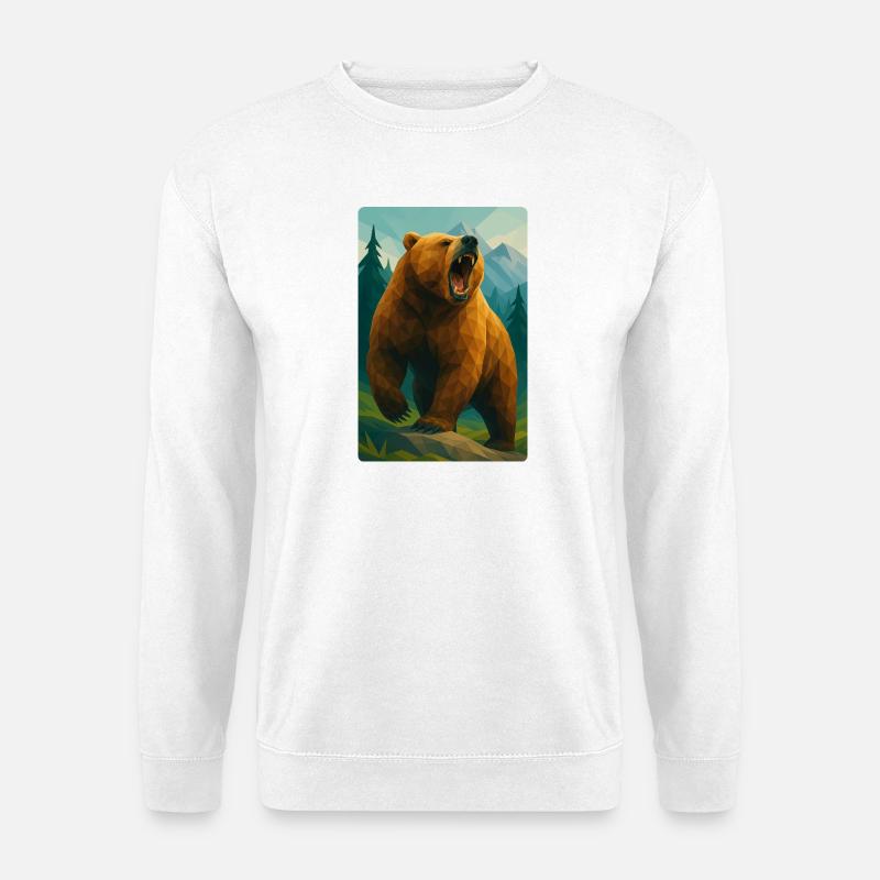 Polynature Grizzly - Unisex Pullover - Weiß