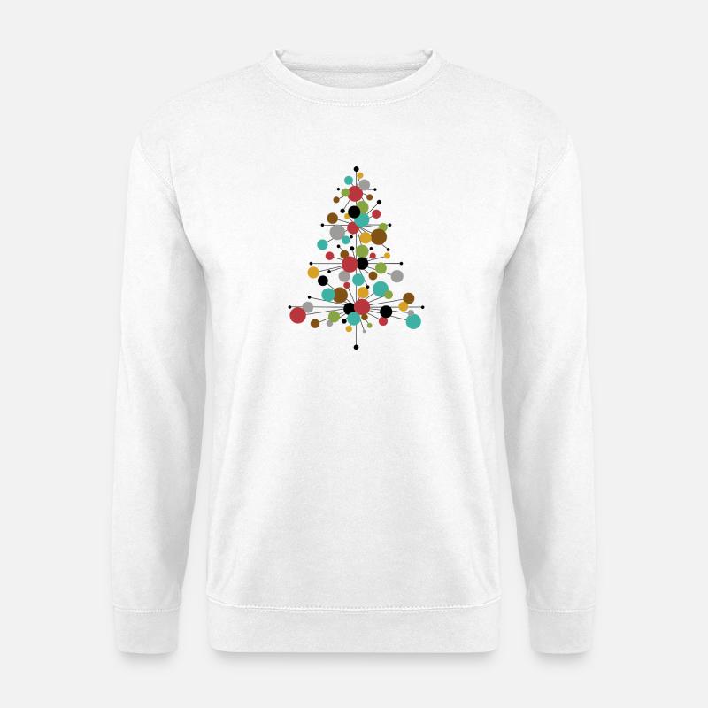 Have a Cool Yule! – Retro Weihnachtsdesign - Unisex Pullover - Weiß