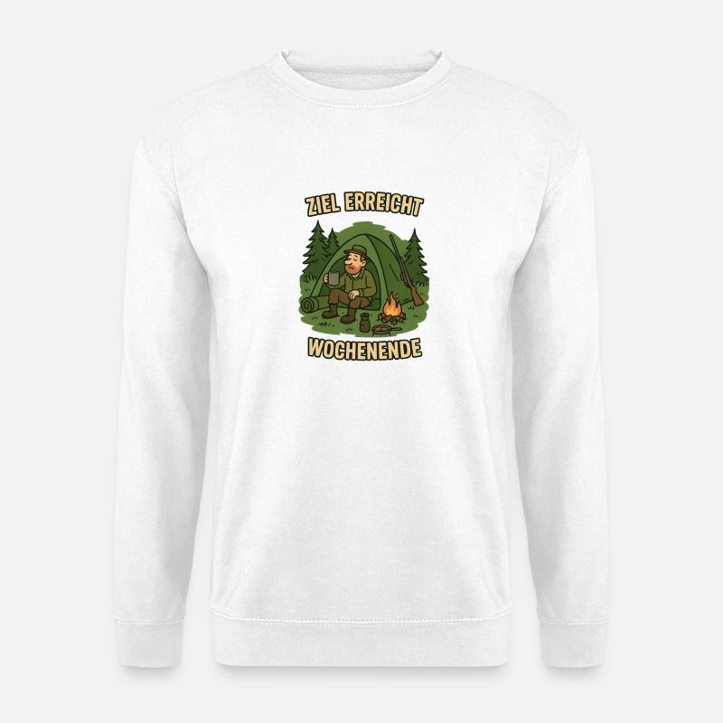 Goal Reached Weekend - Hunting / Hunter - Unisex Sweatshirt - white