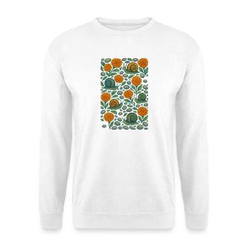 Jardin d’escargots Fleur d’oranger - Sweat-shirt Unisexe - blanc - Devant
