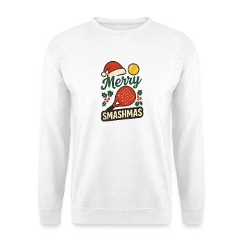 Merry Smashmas Padel Style - Sweat-shirt Unisexe - blanc - Devant