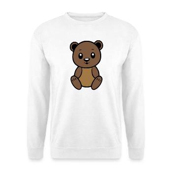 Baer_Baerchen_braun_T shirt_Kinder_Geschenk - Unisex Sweatshirt - white - Front