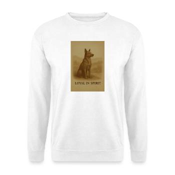 Loyaal in Geest Hond - Sweat-shirt Unisexe - blanc - Devant