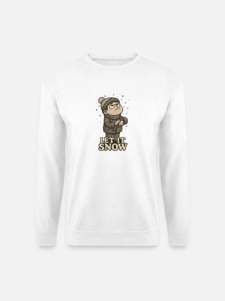 Natale Detto Natale Divertente Umorismo Divertente - Felpa unisex - bianco
