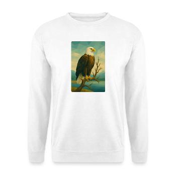 Polynature Bald Eagle - Unisex Sweatshirt - white - Front