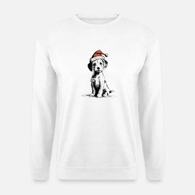 Santa Hündchen - Unisex Pullover - Weiß