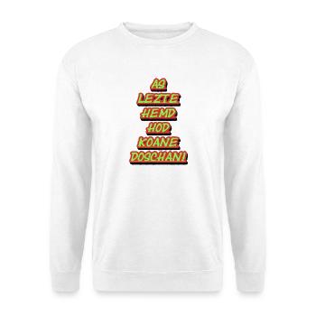 Neon Graffiti Stacking Texts - Unisex Sweatshirt - white - Front