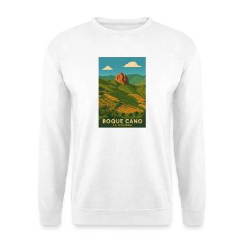 Roque Cano La Gomera - Unisex Pullover - Weiß - Vorne