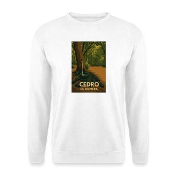 Cedro La Gomera - Unisex Pullover - Weiß - Vorne