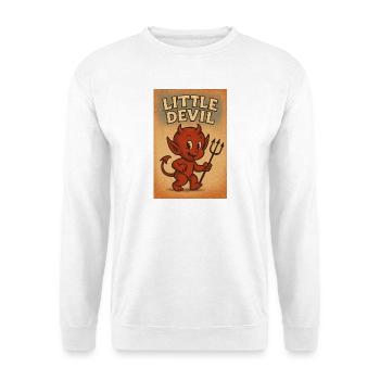 Kleiner Teufel - Unisex Pullover - Weiß - Vorne