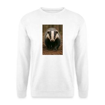 Badger Forest - Unisex Sweatshirt - white - Front