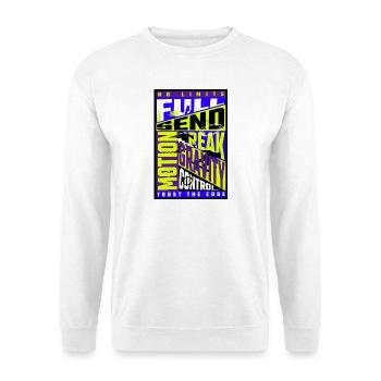 Snowboarding Design – Freestyle Gravity Control - Unisex Sweatshirt - white - Front