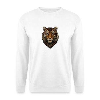 Tiger Head Illustration Force - Unisex Sweatshirt - white - Front