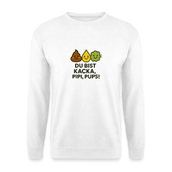 C’est toi... - Sweat-shirt Unisexe - blanc - Devant