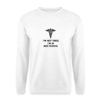 Medizinguru - Unisex Pullover - Weiß - Vorne