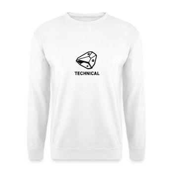 Technical Boulder - Unisex Sweatshirt - white - Front