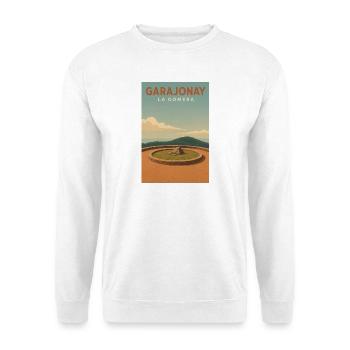 Montana de Garajonay - Sweat-shirt Unisexe - blanc - Devant