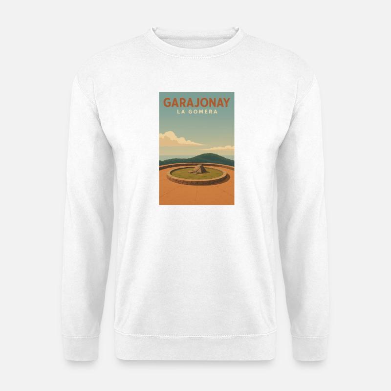 Montana de Garajonay - Unisex Pullover - Weiß
