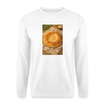 Pain Anneau de Sésame - Sweat-shirt Unisexe - blanc - Devant