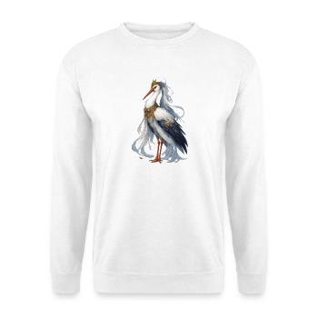 Stork Fantasy Heron Fantasy Kingdom - Unisex Sweatshirt - white - Front