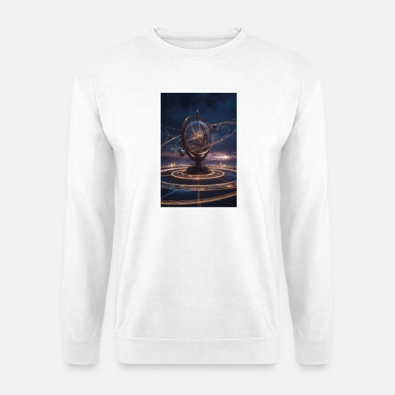 Lichtkräftige Armillarbahn - Unisex Pullover - Weiß