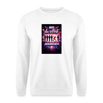 Sois toi-même en permanence - Sweat-shirt Unisexe - blanc - Devant