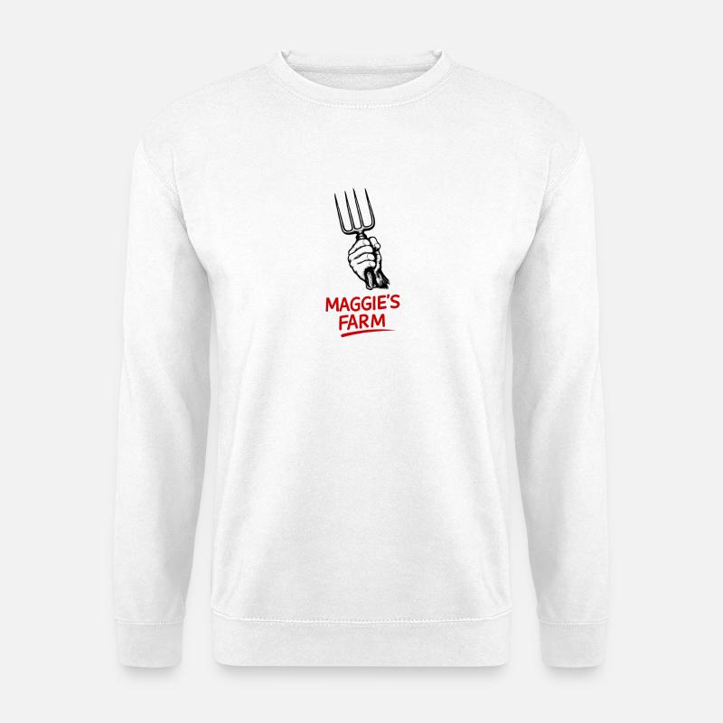 Maggie’s Farm Pitchfork - Unisex Pullover - Weiß