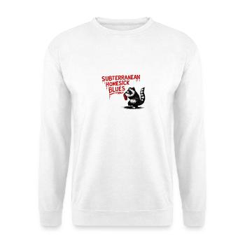 Raccoon Blues - Unisex Sweatshirt - white - Front