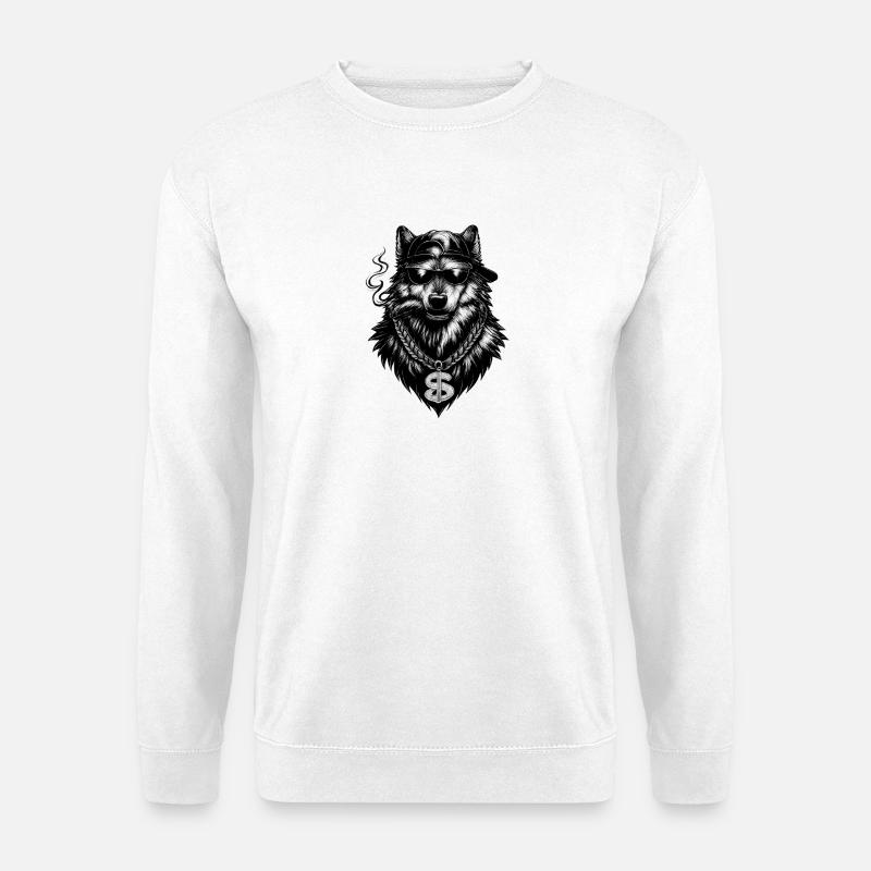 Knurrbert - Unisex Pullover - Weiß