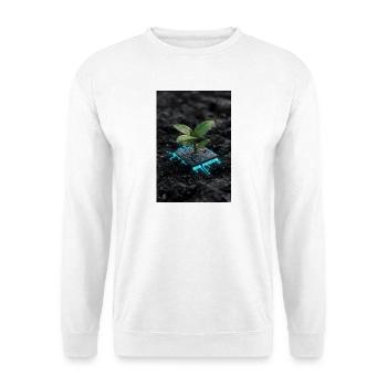 Cyber-Keimling auf Circuit Core - Unisex Pullover - Weiß - Vorne