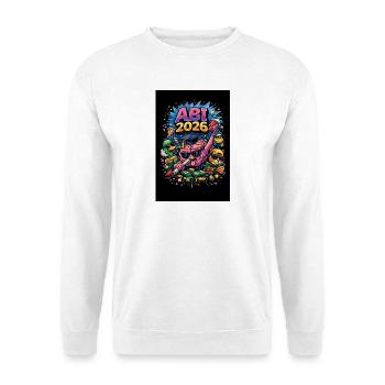 Abi 2026 Comic  - Unisex Pullover - Weiß - Vorne