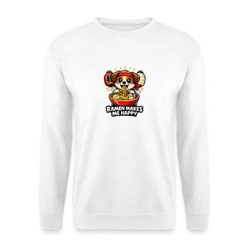 Le ramen me rend heureux - Sweat-shirt Unisexe - blanc - Devant