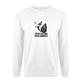 Illustration de la renonciation aux animaux morts - Sweat-shirt Unisexe - blanc - Devant