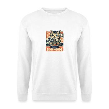 Chats, Ramen Nouilles, Anime japonais - Sweat-shirt Unisexe - blanc - Devant