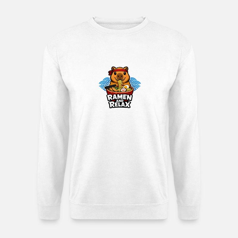 Ramen and Relax - Unisex Pullover - Weiß