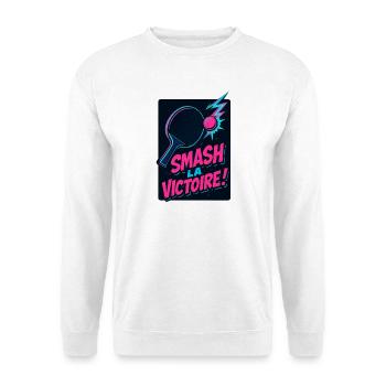Smash la victoire ! Ping Pong - Sweat-shirt Unisexe - blanc - Devant