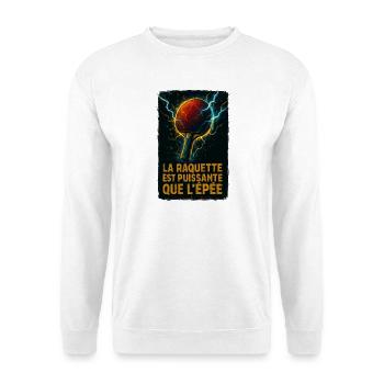 Zerstört den Sieg! Tischtennis - Unisex Pullover - Weiß - Vorne