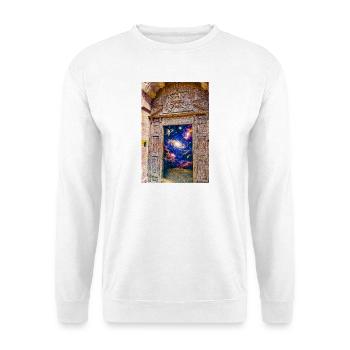 Porte Cosmique de la Porte de l’Espace - Sweat-shirt Unisexe - blanc - Devant